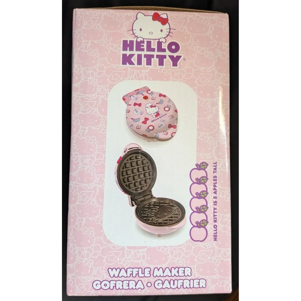 Sanrio Hello Kitty Mini Waffle Maker, Hello Kitty Kitchen Limited Edition, NEW